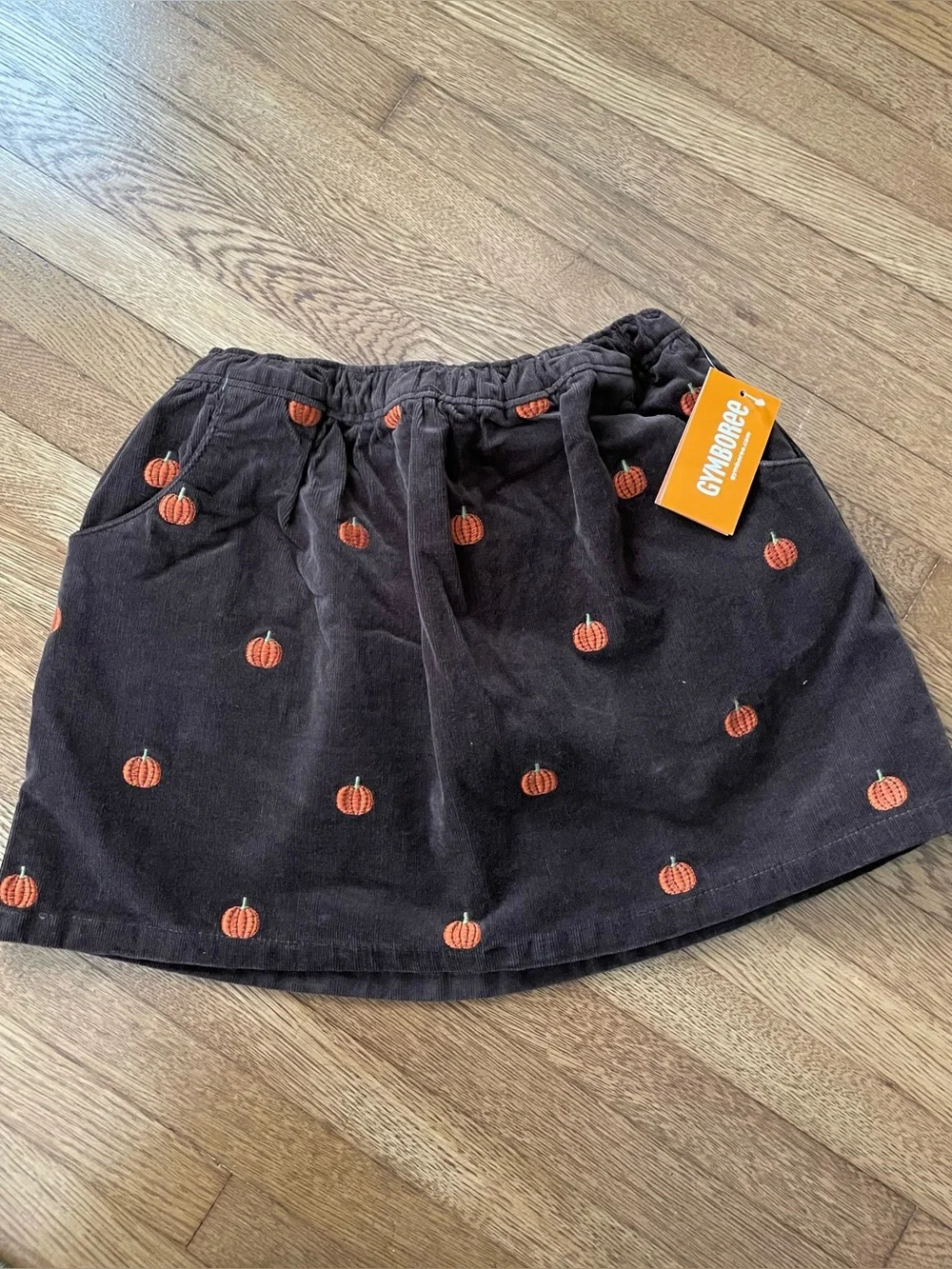 NWT Gymboree Pumpkin SKORT girls 5t brown skirt w shorts brown